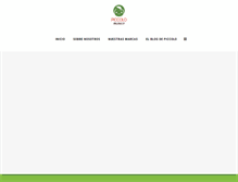 Tablet Screenshot of piccoloorganico.com